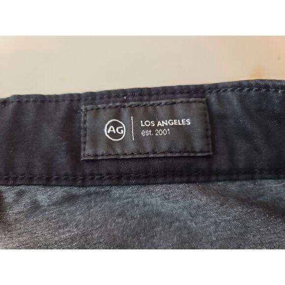 AG Adriano Goldschmied Everett slim straight black pants - 30 x 32 - Picture 5 of 10